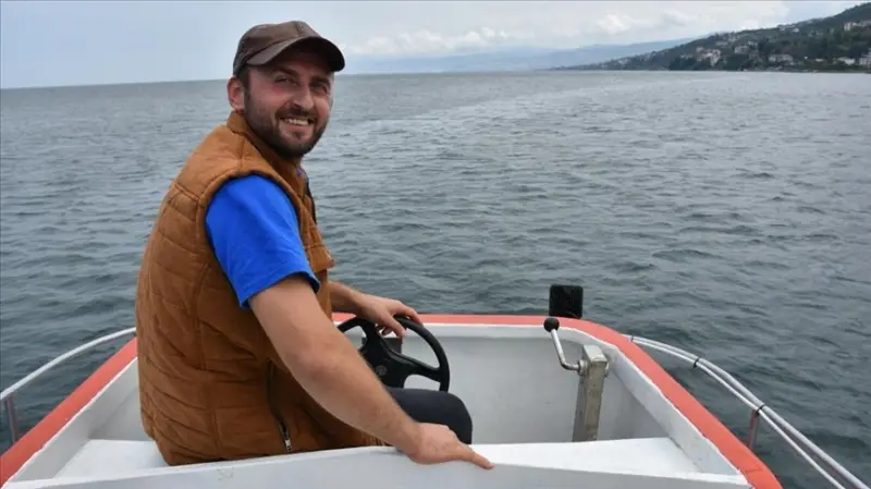 Trabzonlu balıkçının ağına takılan köpek balığına sözleri Karadeniz fıkralarını aratmadı