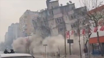 Kahramanmaraşlı afetzede İsmail Kazan fariza meydana getirdiği apartmanın yıkıldığı hatıra görüntüledi