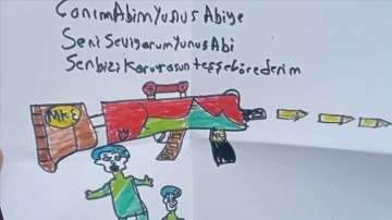 Mehmetçik Okullarındaki depremzede çocuklardan askerlere önsezi meşbu mektuplar ve resimler