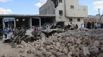 Suriye'nin Bab ilçesinde bombalı terör saldırısında 7 kişi yaralandı
