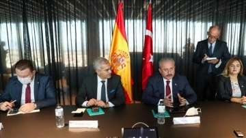 TBMM Başkanı Şentop, İspanya Meclis Başkanı Batet ile görüştü