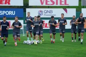 Trabzonspor, Roma maçının hazırlıklarına başladı