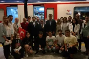 Zafer Treni Eskişehir’de